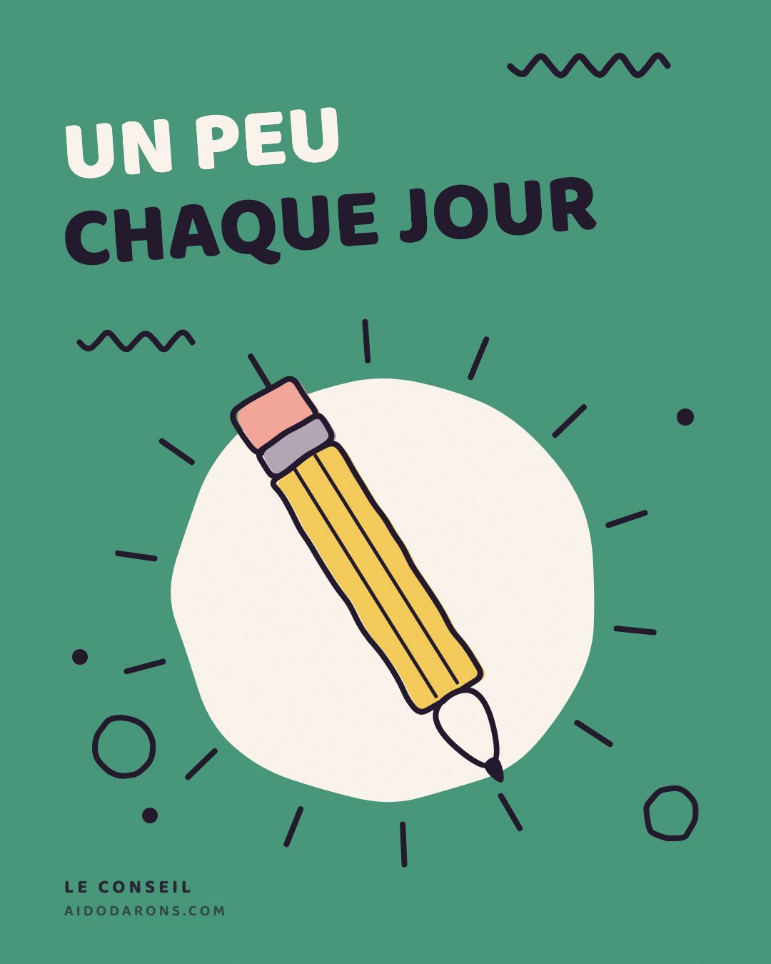 Affiche : Un peu chaque jour