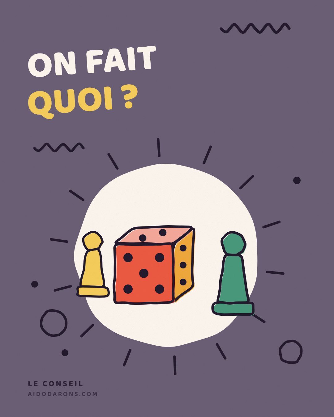 Affiche : On fait quoi ?