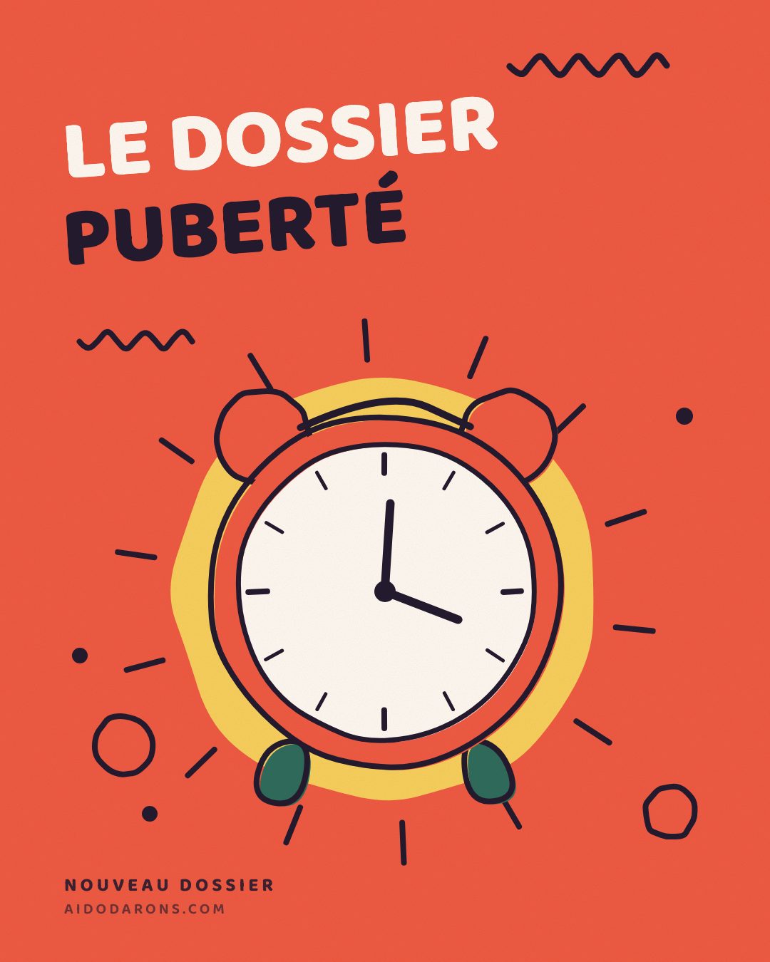 Affiche : Le dossier Puberté